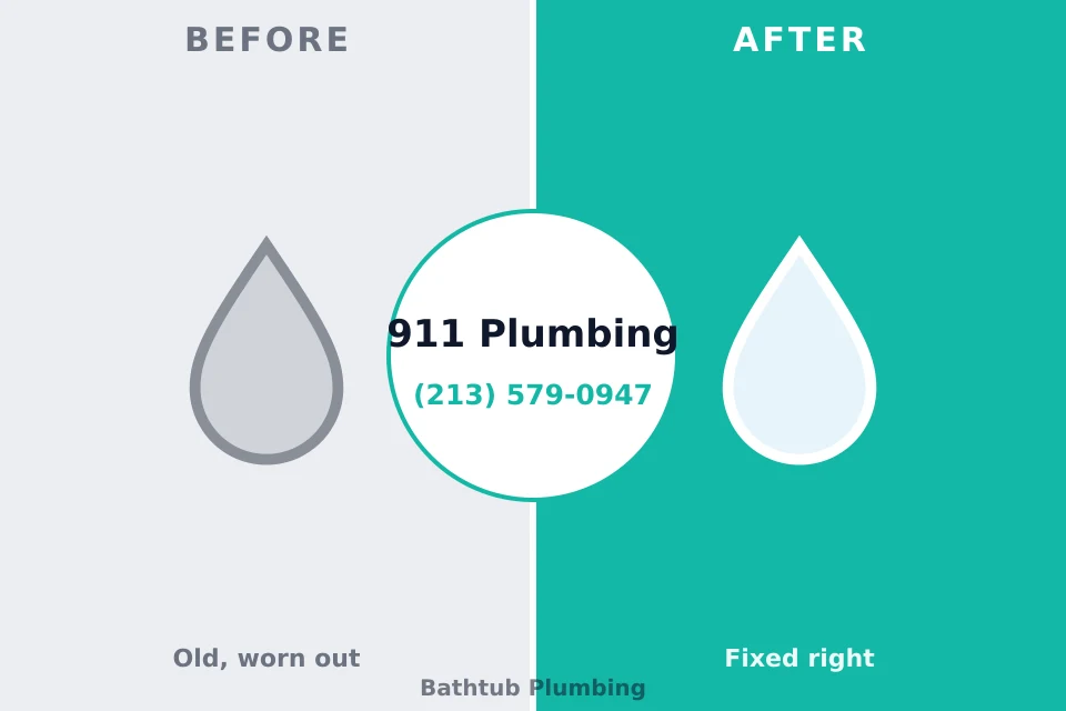 Before and after: plumbing company Ross, IN